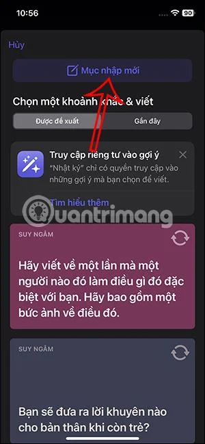 Como usar o aplicativo Diário no iPhone