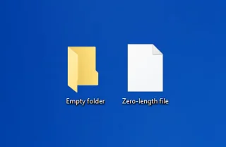 Windows 10da boş klasörleri veya 0 baytlık dosyaları silmek güvenli midir?
