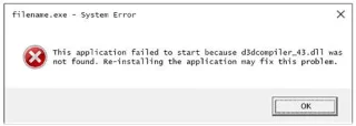 Fix d3dcompiler_43.dll niet gevonden of ontbrekende fout