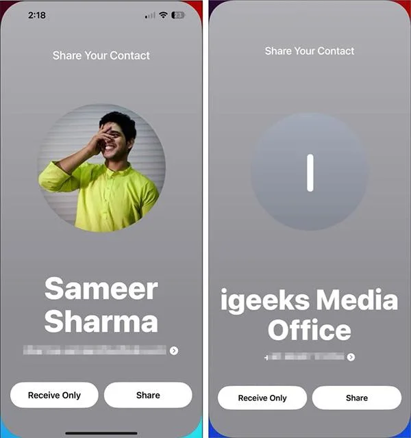 Cara menggunakan NameDrop pada iPhone untuk berkongsi kenalan dengan cepat