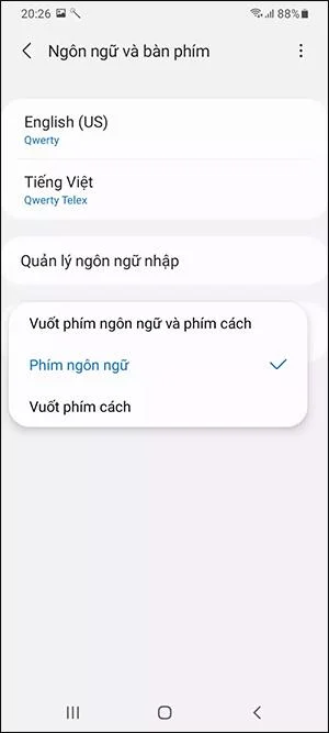 Comment activer le commutateur de langue sur les téléphones Samsung