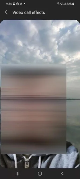 Cara menggunakan kesan panggilan video pada Samsung