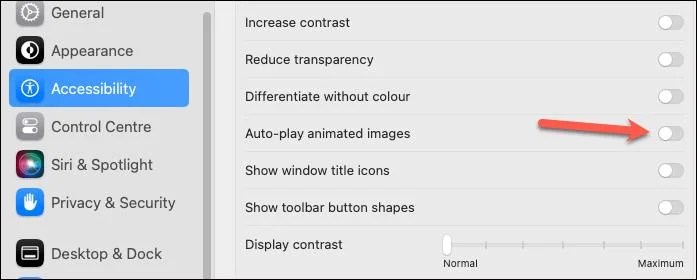 Arahan untuk mematikan permainan automatik imej GIF pada iPhone