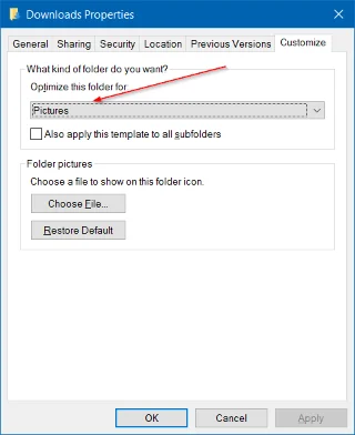 Betulkan ralat membuka folder Muat turun pada Windows 10 terlalu perlahan