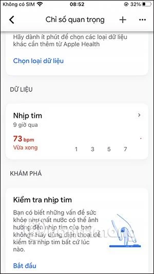 Cara menggunakan Google Fit untuk mengukur kadar denyutan jantung dan kadar pernafasan pada iPhone