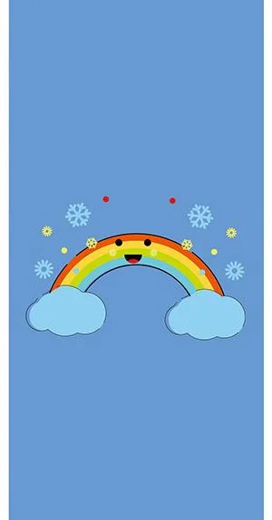 Kertas dinding pelangi, kertas dinding pelangi comel