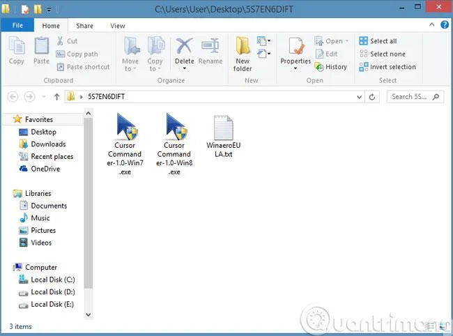 Arahan untuk menukar antara muka penunjuk tetikus pada Windows