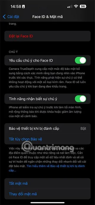 Cara menghidupkan perlindungan iPhone apabila dicuri