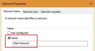 Comment changer le nom du profil réseau sous Windows