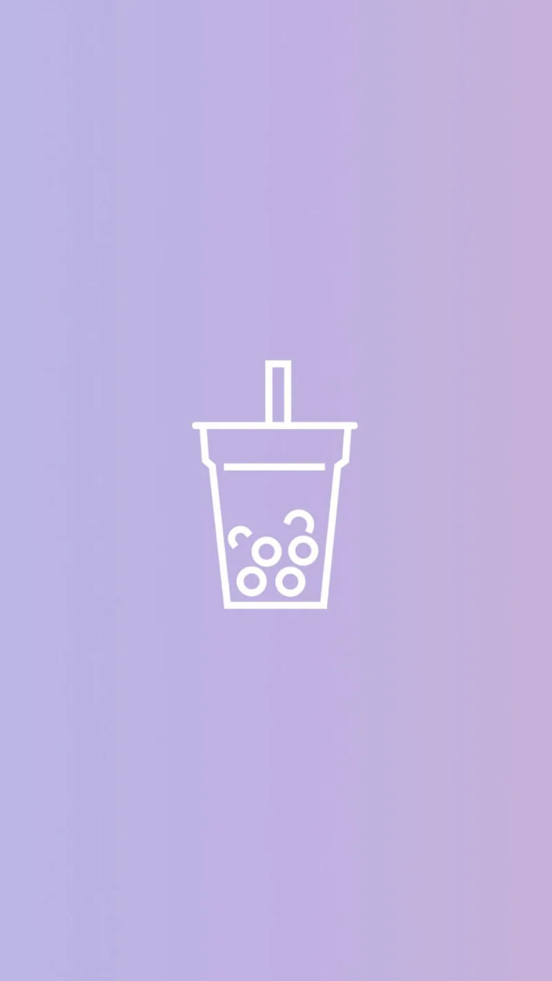 Kertas dinding teh susu, kertas dinding teh susu yang cantik