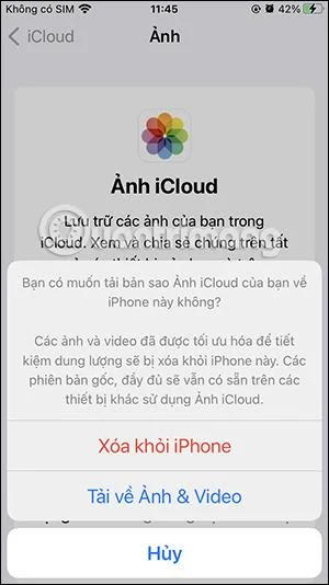 Instructions pour désactiver la synchronisation des photos de l'iPhone avec iCloud