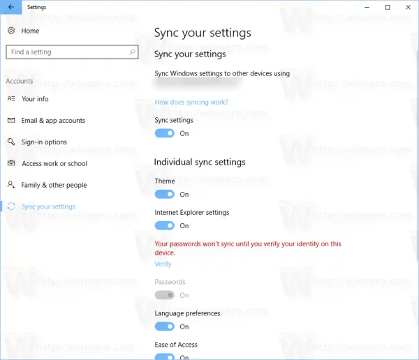 Windows 10'un temaları cihazlar arasında senkronize etmesini önleyin