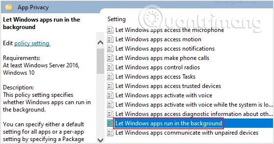 Bagaimana untuk mematikan aplikasi latar belakang pada Windows