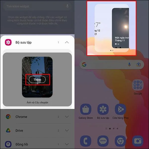 Anleitung zum Überlagern von Widgets auf Android
