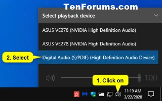 Windows 10で音量をオフ/オンにする方法