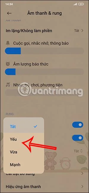 Arahan untuk melaraskan mod getaran pada telefon Xiaomi