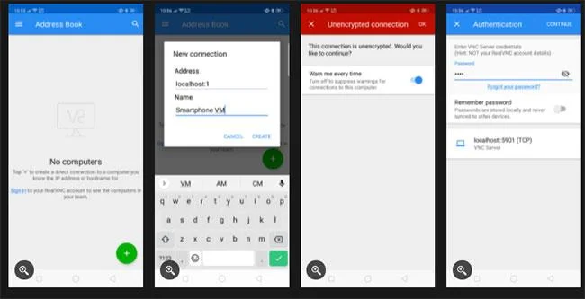 スマートフォン上で仮想マシンを実行できますか?