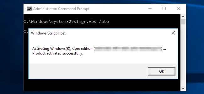 Windows lisansını genişletmek için Slmgr kullanın
