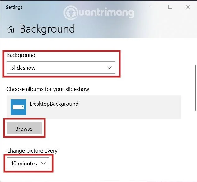 Arahan untuk menukar kertas dinding komputer untuk Windows