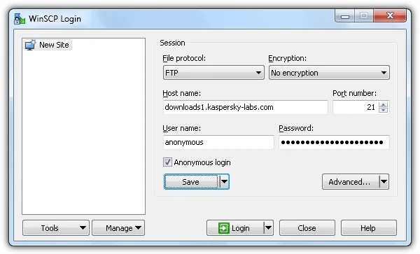 AVP Tool Kaspersky Virus Removal Tool veritabanını manuel olarak güncelleme