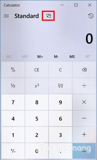 Jak przypiąć kalkulator do ekranu Windows 10, aby zawsze unosił się nad innymi aplikacjami