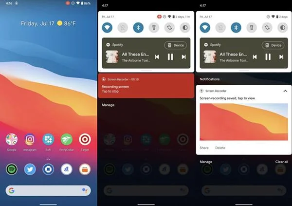 Bagaimana untuk merakam skrin telefon Android