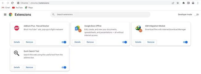 Comment supprimer le pirate de l'air Quick Search Tool du navigateur