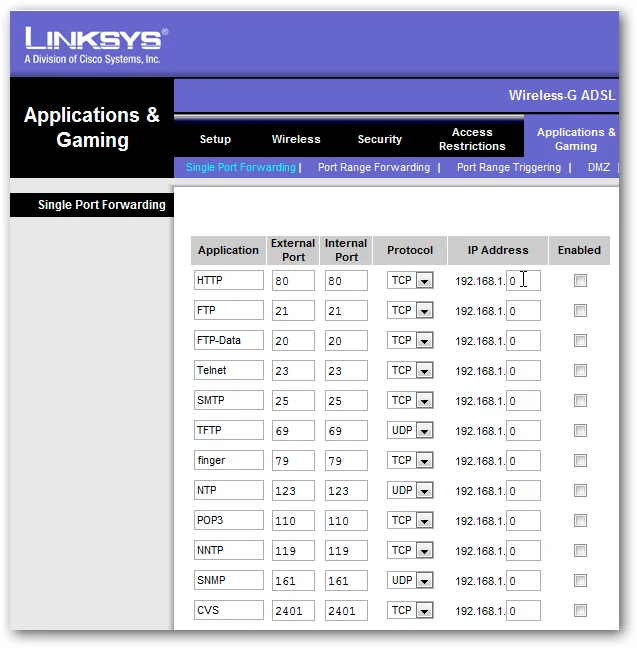 6 langkah mudah untuk memasang Port Forwarding pada Router