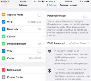 Hoe u het WiFi-wachtwoord (Wifi-hotspot) op de iPhone kunt wijzigen