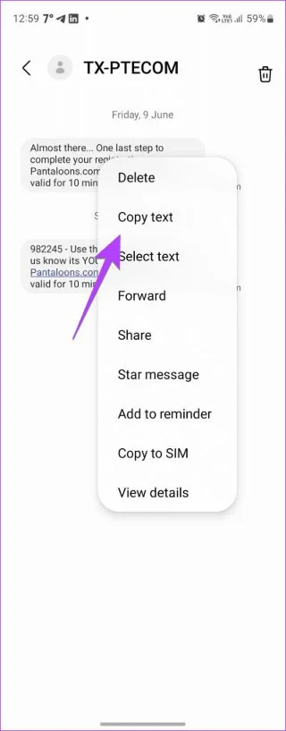 4 cara mudah untuk menyalin dan menampal teks pada Android