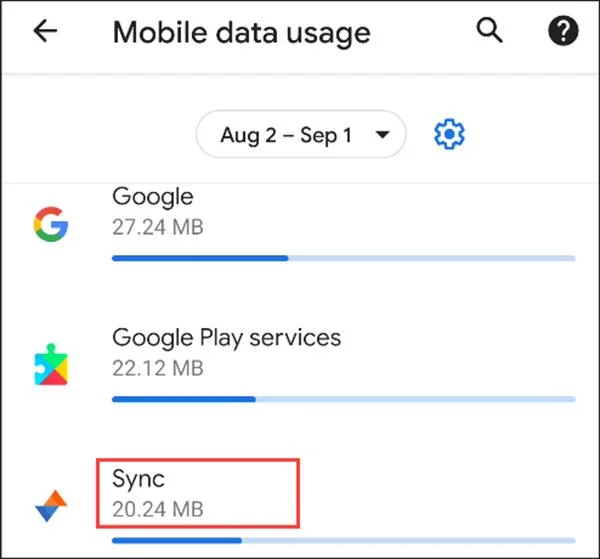 Cómo rastrear el uso de datos en Android