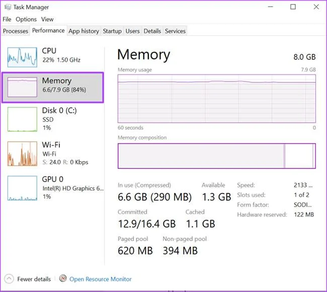 Windows 11'de RAM kapasitesini kontrol etmenin en iyi 4 yolu
