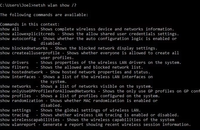 8 arahan CMD untuk mengurus rangkaian wayarles pada Windows