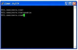 Interfaccia di PuTTY con Cisco IOS