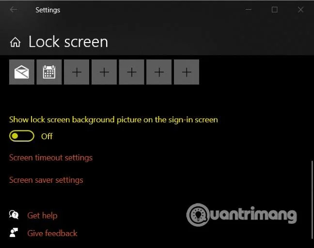 Sesuaikan dan tambahkan apl pada skrin kunci Windows 10