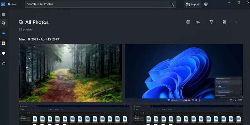 Hoe u de functies Diavoorstelling en Spot Fix gebruikt in de Foto's-app op Windows 11