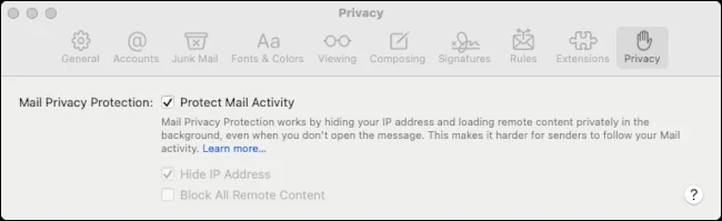 Bagaimana untuk menyekat piksel penjejakan dalam Apple Mail