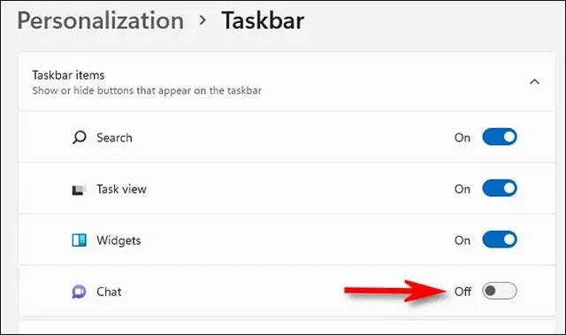 Comment supprimer l'icône « chat » sur la barre des tâches de Windows 11