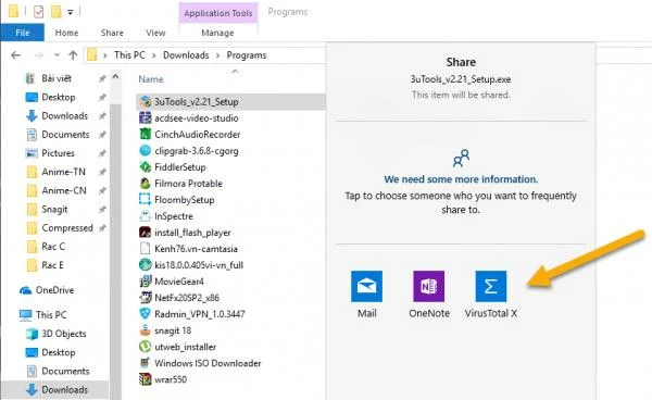 VirusTotal X ile Windows 10 masaüstünden dosya güvenliğini kolayca kontrol edin
