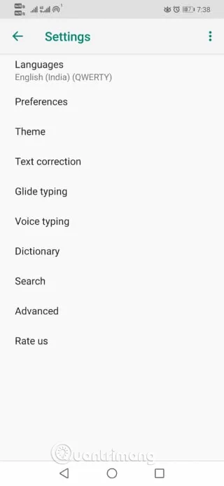 Dizionario Gboard