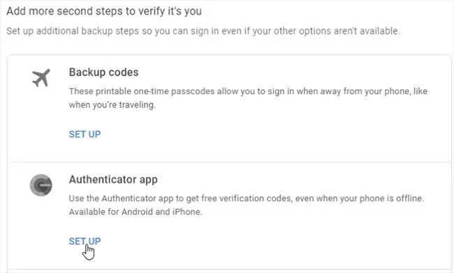 Comment utiliser Google Authenticator sur un PC Windows