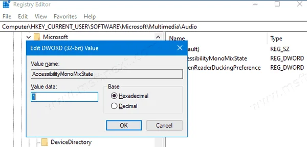 Windows 10でモノラルオーディオをオン/オフにする方法