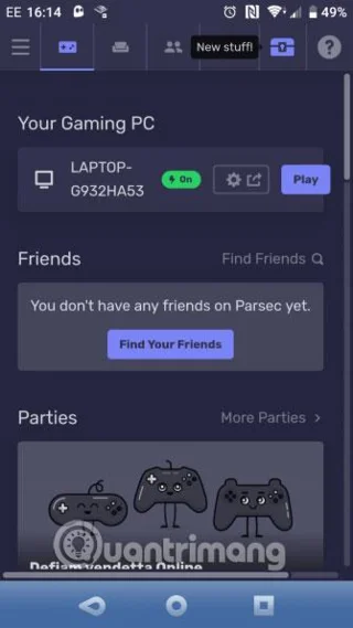 Come giocare ai giochi per PC su dispositivi Android utilizzando Parsec