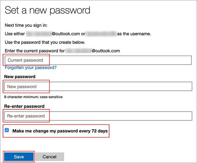 Instructies voor het activeren van de functie voor het verlopen van het wachtwoord in Windows 10