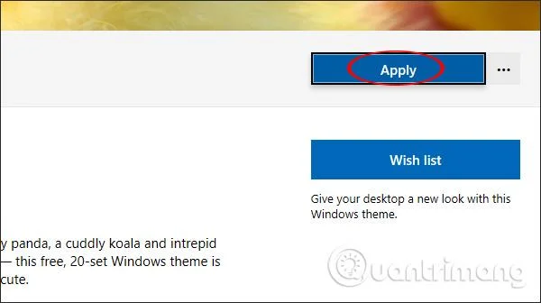 Bagaimana untuk mendapatkan imej dalam tema pada Windows 10