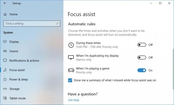 Ciri baharu yang ketara dalam Kemas Kini Windows 10 April 2018