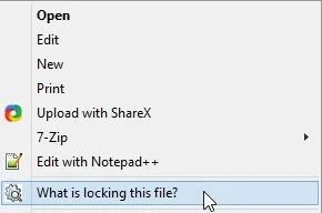 Windows'ta kullanılan dosyaların kilidini açın
