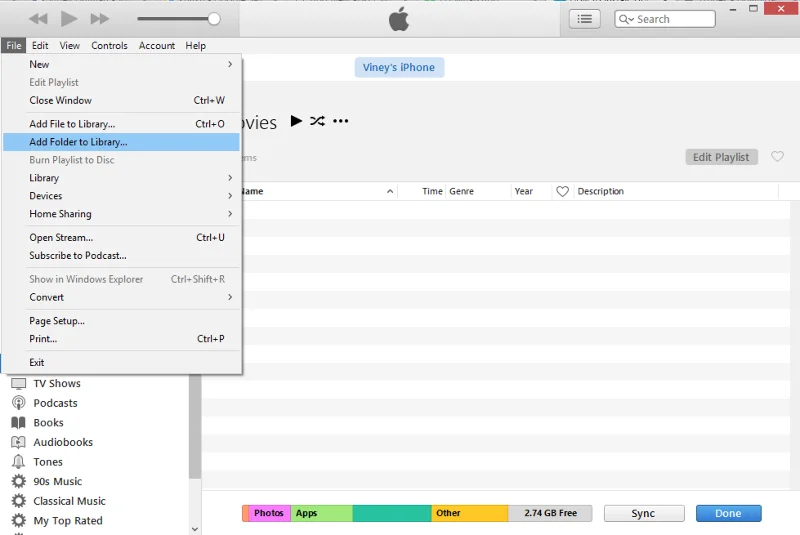 Arahan untuk memasang, mengemas kini dan menggunakan iTunes pada Windows 10