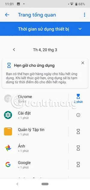 Cómo limitar el tiempo de uso de aplicaciones en teléfonos Android