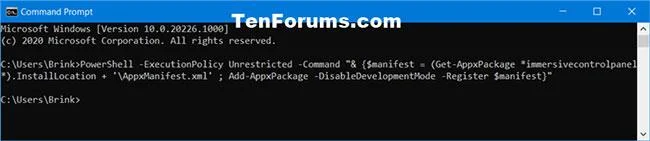 Windows 10'da Ayarlar uygulaması nasıl sıfırlanır